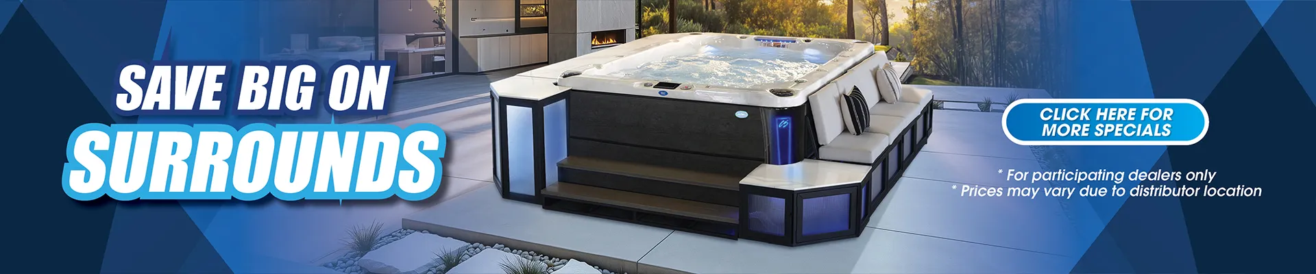 Calspas hot tub being used in a family setting - Loveland