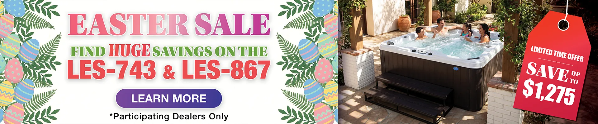 Calspas hot tub being used in a family setting - Loveland