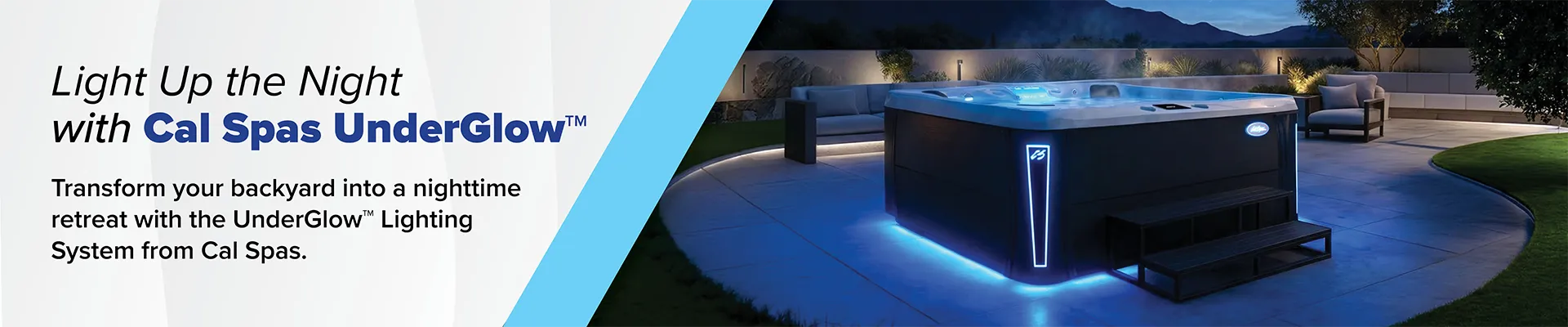 Calspas hot tub being used in a family setting - Loveland